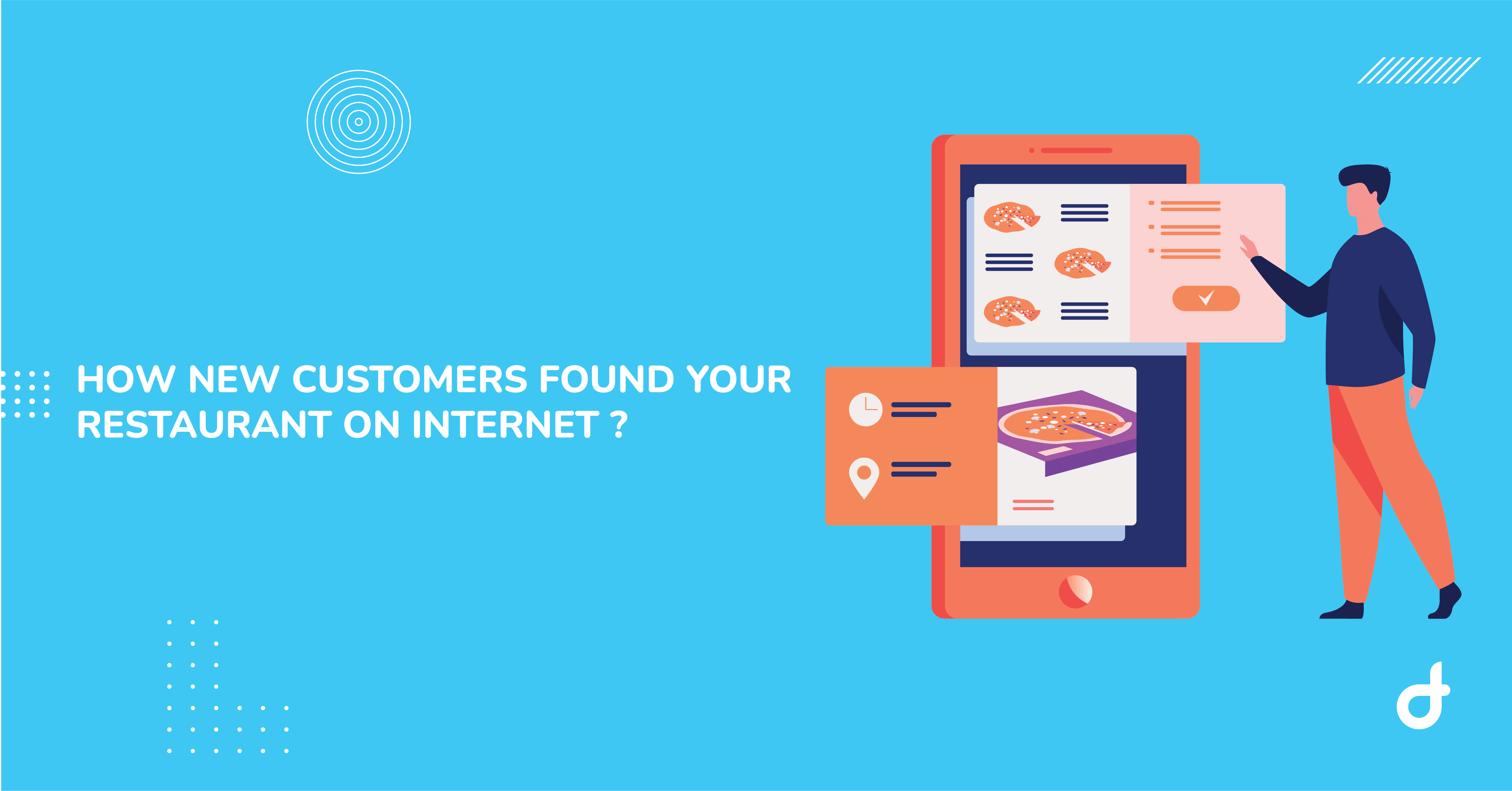 how new customers found your restaurant on the internet
